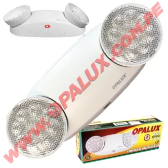9909.220 Luz de Emergencia OPALUX 24 LED mod. MANTIS 90 Min Cumple INDECI