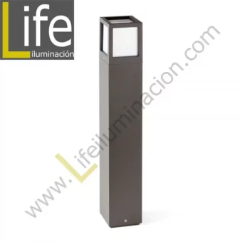 105/1XE27-GREY POSTE DE 65CM 1XE27 IP44 COLOR GRIS 220V-60HZ