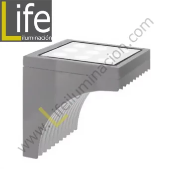 113/LED/9W/30K-GREY/M APLIQUE EXTERIOR 9W LED 3000K IP54 COLOR GRIS MULT