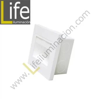 600/LED/3W/30K/WH/M LUZ GUIA LED 3W 3000K 150LM BLANCO MULTIVOLTAJE