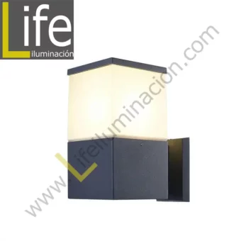 HY0003AUP-LED/30K APLIQUE 40 LED 3.2W/3000K ACERO INOX IP44