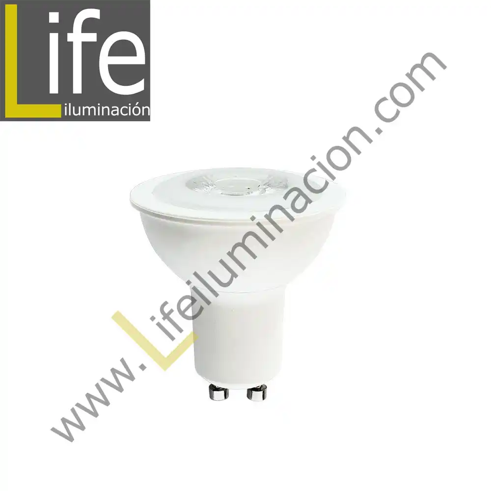 dicroico-led-gu10-led-8w-27kb-dim GU10/LED/8W/27K/DIM LAMPARA GU10 LED 8W DIMMABLE COB 3000K MULTIVOLTAJE - Imagen 1