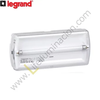 Luz de emergencia U21 "Legrand" New, 70 lum, 1 h, IP42, tubo fluorescente 6W