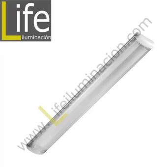 MX538N/2X36W/BL ARTEFACTO LENOX 2X36W BLANCO INC.TUBO