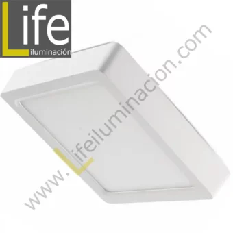 101C/LED/18W/60K/WH/M DOWNLIGHT LED CUAD. ADOSAR 18W/60K BLANCO MULTIVOL