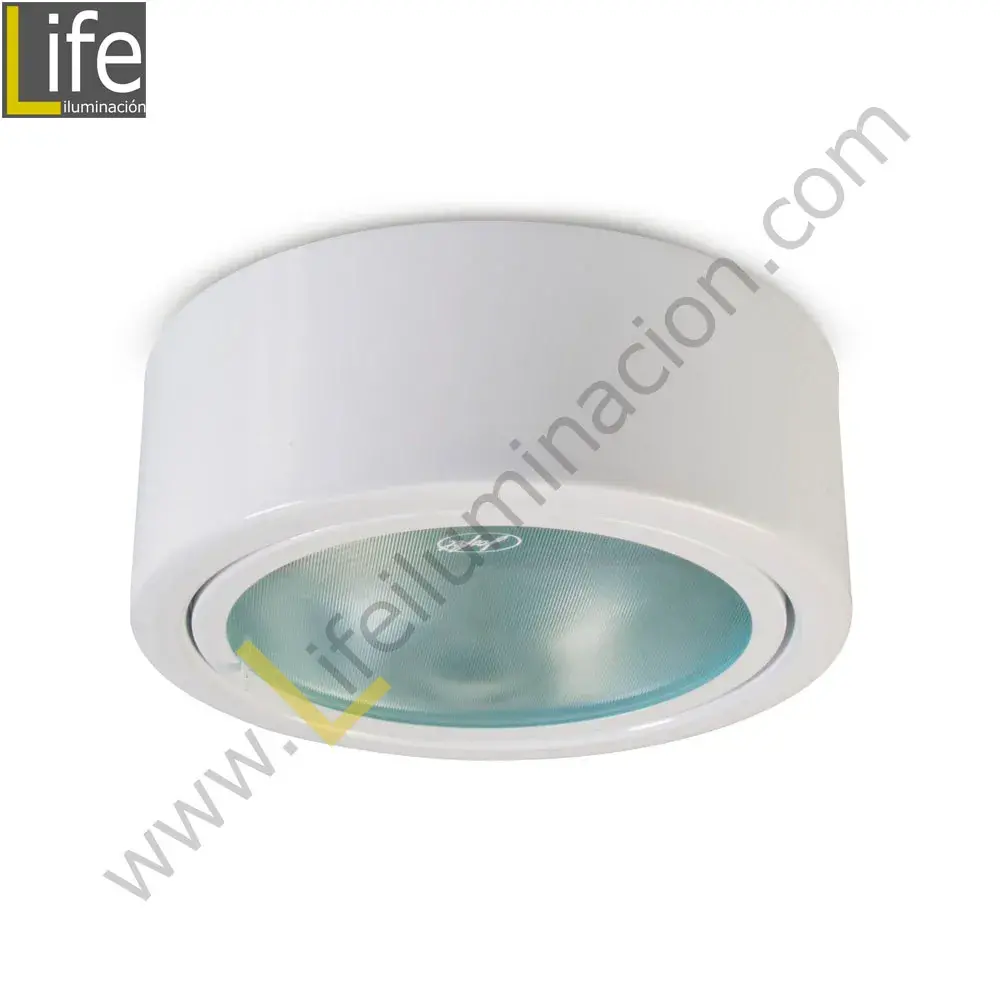 spotlight-16b SPOT-16B-1X27 SPOT 16CM PARA ADOSAR BLANCO - Imagen 1