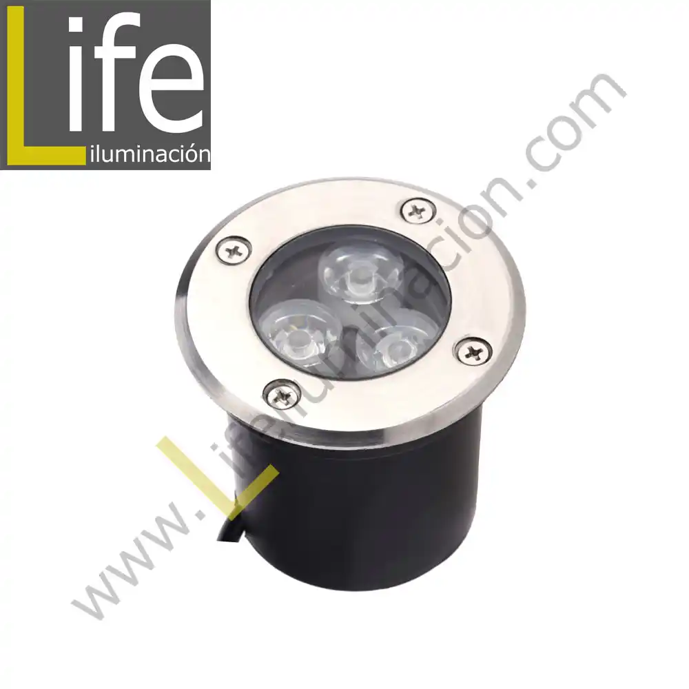 spotlight-gt-m3wf-led-60k-m GT-M3WF/LED/60K/M SPOT EMP PISO LED 3W 6000K IP65 MULTIVOLTAJE - Imagen 1