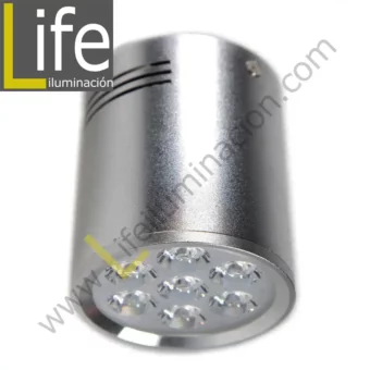 SPOT/LED/12W/40K/SL/M SPOT PARA ADOSAR LED 12W/4000K D=10CM SILVER MULTI