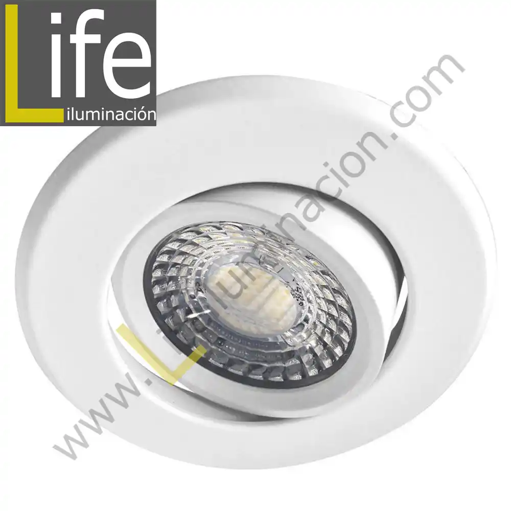 spotlight-spot-led-5w-wh-30k-m SPOT/LED/5W/WH/30K/M SPOT LED P/EMPOTRAR 5W/3000K D=8.7CM BLANCO MULTI - Imagen 1