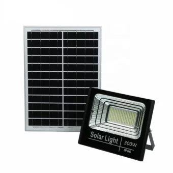 REFLECTOR SOLAR 300W/ BATERIA DE LITIO-FOSFATO / 50 000 HRS/ IP 66 / 150m2 / CONTROL REMOTO INALAMBRICO