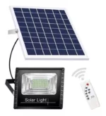 REFLECTOR SOLAR 60W/ BATERIA DE LITIO-FOSFATO / 50 000 HRS/ IP 66 / 50m2 / CONTROL REMOTO INALAMBRICO