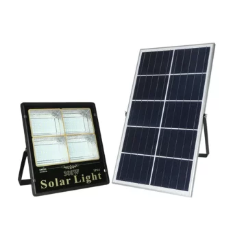 REFLECTOR SOLAR 300W/ BATERIA DE LITIO-FOSFATO / PANELES POLICRISTALINOS/ 50 000 HRS/ IP 66 / 150m2 / CONTROL REMOTO INALAMBRICO