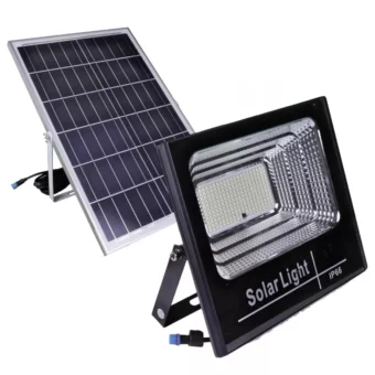 REFLECTOR SOLAR LED 300W /CARGA SOLAR /2300 Lm / IP 65 /150m3/CONTROL REMOTO INTELIGENTE/  T.C. 5H / T.D. 12 H /Indicador de carga