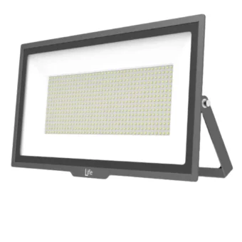 REFLECTOR LED 300W "LIFE" 27000 LUMENS 6500K LUZ BLANCA 120° ANGULO DE ILUMINACION IP65 AC 177-265V COLOR NEGRO