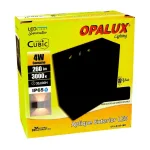 APLIQUE EXTERIOR LED 4W CUBIC 12 COLOR NEGRO - Imagen 2