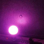 FOCO LED "OPALUX" LUZ ROSADO 7W, E27, 100-240VAC 50/60HZ CJX100 - Imagen 2