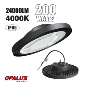 HIGH BAY 200W  "OPALUX",4000K, 24000LM,100-240V