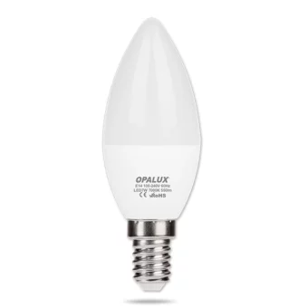 FOCO VELA LED 7W "OPALUX" 100-240V BLANCO 450LM 6500K E14 CJX100