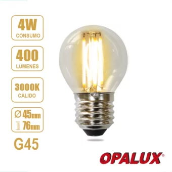 FOCO VINTAGE G45 4W 3000K 185-265V E27 "OPALUX" CJX100