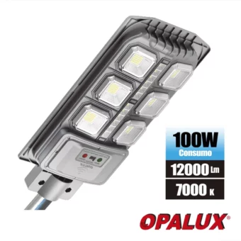 LED PASTORAL DE 100W CON SENSOR RADAR BATERIA 3.2V/10000H 7500K 50000H 12000 LM