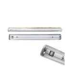 HERMETICO 2X18W IP65 PARA EXTERIORES DE POLICARBONATO EXTRA RESISTENTE PARA 2 FLUORESCENTES LED 18W, INC TERMINALES LISTAS PARA CONECTAR