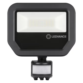 REFLECTOR LEDVANCE RECTANGULAR NEGRO CON SENSOR  20W 3000K 1800Lm  30000Hrs