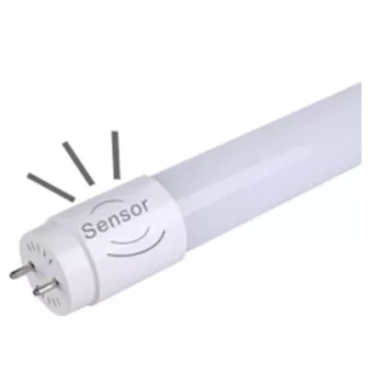 TUBO LED FLUORESCENTE 18W CON SENSOR MICROWAVE MOVIMIENTO 6500K 1.20MTS CONEXION A 2 LADOS - APAGADO AL 100%