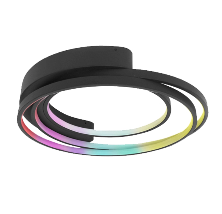 7019053 CEILING DECO SMART 30W RGB 2700K6500K BLACK - Imagen 1