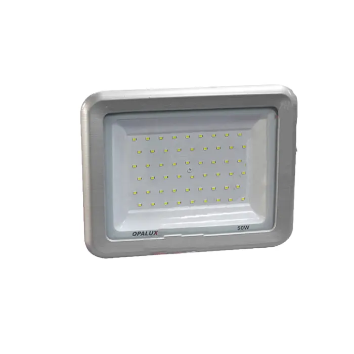 AnyConv.com__WEB-42 REFLECTOR LED 50W OPALUX 54 LED 4500LM 6500K DELGADO SLIM COLOR GRIS PLATA LUZ BLANCA IP65 EXTERIORES 185-265V - Imagen 1