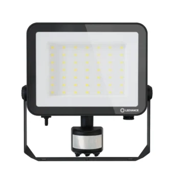 REFLECTOR LED 50W LEDVANCE COMPACT 5000K 5000LM NEGRO CON SENSOR IP65