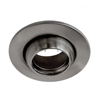 COBERTOR OJO BUEY DIRIGIBLE LIGHT C/NIQUEL INCLUYE SOCKET GU10  NO INCL. FOCO