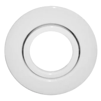 COBERTOR LLANO DIRIGIBLE LIGHT C/BLANCO INCLUYE SOCKET GU10