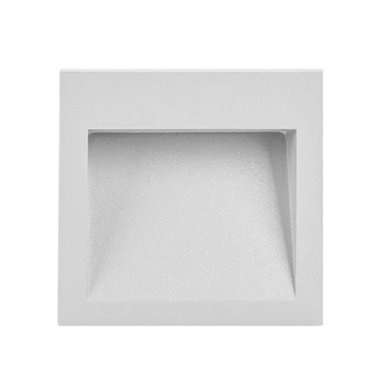 145639 LUZ GUIA LED 3W LIGHT 3000K 135LM DE ALUMINIO BLANCO 220-240V/60HZ IP65 - Imagen 1