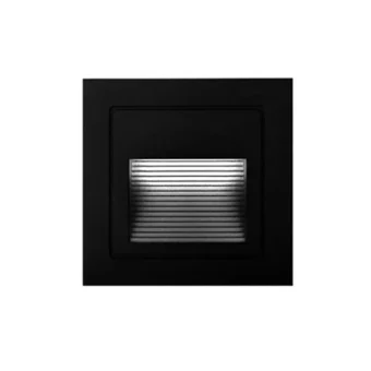 LUZ GUIA LED 3W LIGHT 3000K 60LM 120G 85-265V/50HZ NEGRO IP64