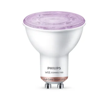 DICROICO PAR16 4.9W PHILIPS GU10 2200-6500K 400LM WIZ INTELIGENTE COLORES