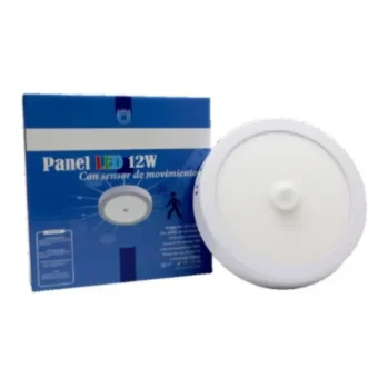 PANEL LED 6W CUB REDONDO CON SENSOR 7000K 1620LM TRICOLOR