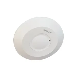 Sensor de movimiento 360° para techo detección a  8 mts horizontal tecnología microondas instalación hasta 6mts altura tiempo 10 seg – 12 min. SLIM