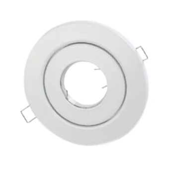 SPOT CON SOCKET GU10 GLIGHT CERAMICO BLANCO