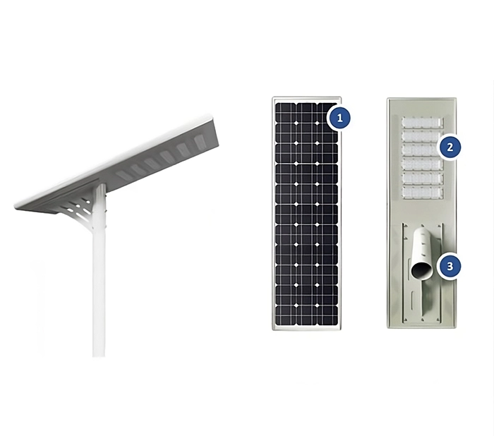 LMCS-150W (1) LUMINARIA SOLAR INTEGRADA 150W 23,726LM 6500K - Imagen 1