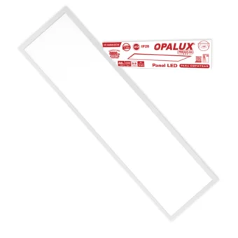 PANEL LED RECTANGULAR "OPALUX" PARA EMPOTRAR 30X120 48W 6500K 4800LM 120° 85-265VAC