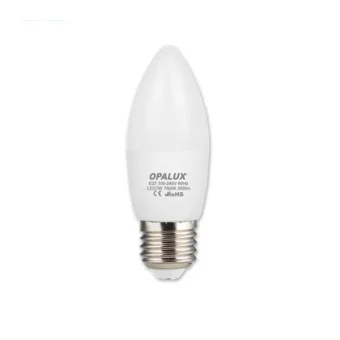 FOCO VELA LED 7W "OPALUX" BLANCO 100-240V 550LM 8000K E27 CJX100