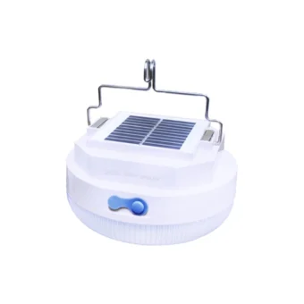 LAMPARA PORTATIL RECARGABLE CON PANEL SOLAR 200W "OPALUX" 12000K, ENTRADA TIPO C