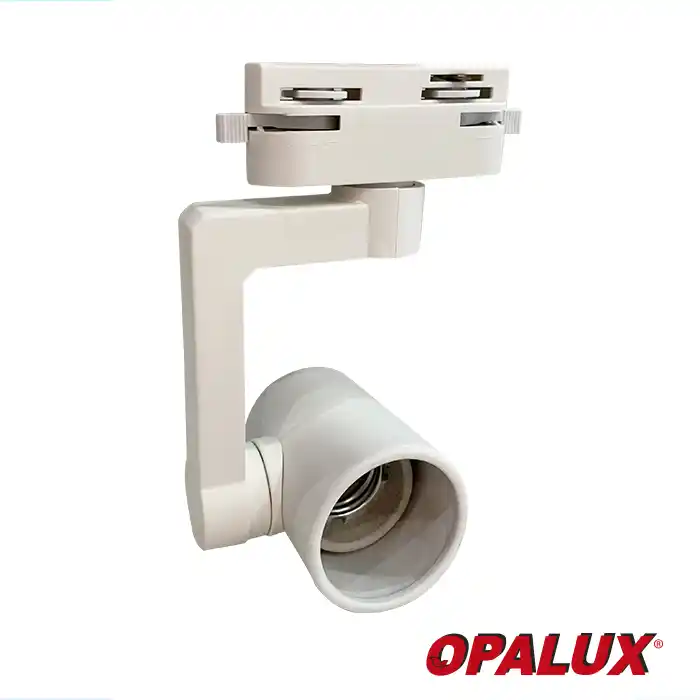 OP-L-RIEL-WH SPOT DE RIEL OPALUX E27 PARA TRACK LIGHT COLOR BLANCO CJX60 - Imagen 1
