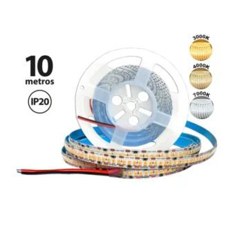 CINTA LED 4000K LED2835 240LEDS 12V "OPALUX" 10M LUZ NEUTRA IP20