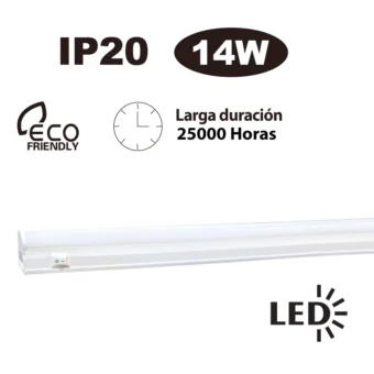 Luminaria tubo led 14w, opalux, op-lt514-cw luminaria tubo led 14w led tube t5 with switch pc+pvc 14w 15000k