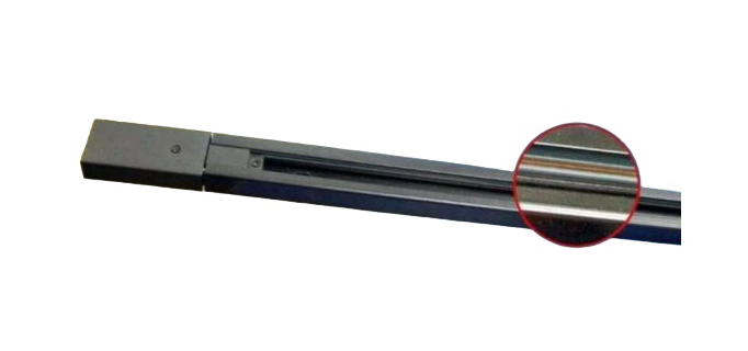 OP-N21NG SPOT DE RIEL OPALUX NEGRO PARA TRACK LIGHT 1 MT CJX20 - Imagen 1