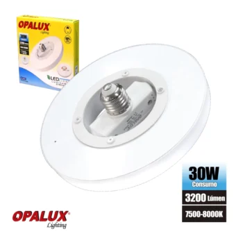 FOCO UFO 30W OPALUX 3200LM 7500K GIRATORIO