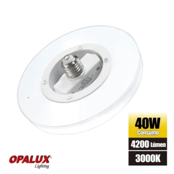 FOCO UFO 40W OPALUX 3200LM 3000K GIRATORIO