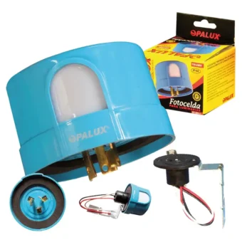 Sensor fotocelda para luminarias enciende automáticamente cuando llega la noche o cuando oscurece