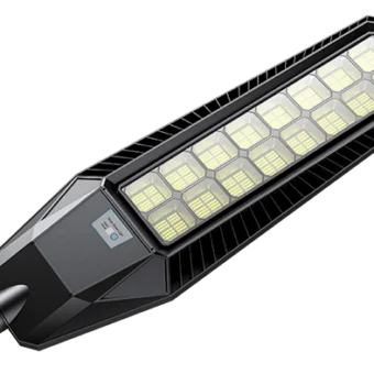 LUMINARIA DE ALUMBRADO PUBLICO 400W SOLAR INTEGRADO LUMENS CON CONTROL Y SOPORTE SENSOR Y FOTOCELDA